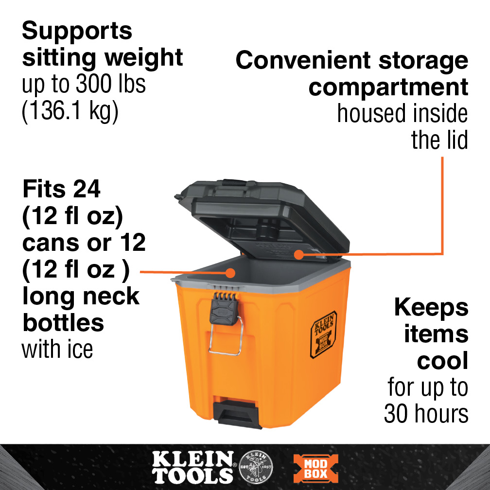 Klein Tools MODbox 17 Quart Cooler from GME Supply