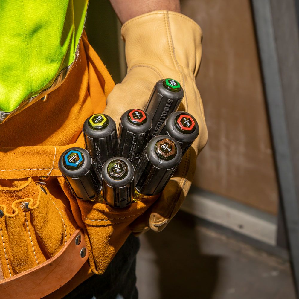 Klein Tools 631 7 Piece Nut-Driver Set with 3 Inch Shanks from Columbia Safety