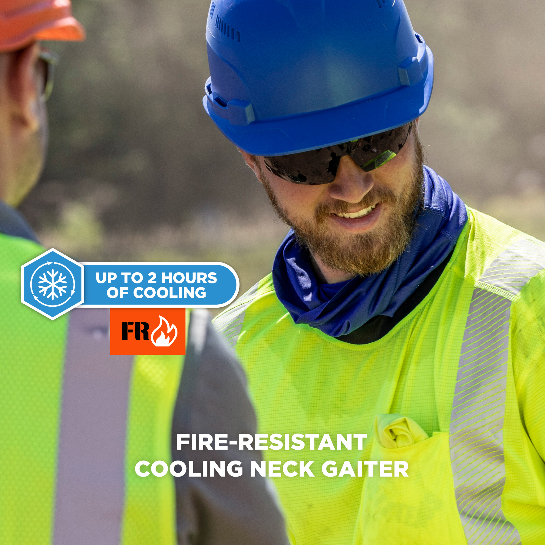 Ergodyne Chill-Its FR Cooling Neck Gaiter from Columbia Safety