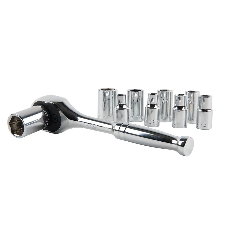 Klein Tools 65500 13 Piece 1/4 Inch Drive Socket Wrench Set from GME Supply