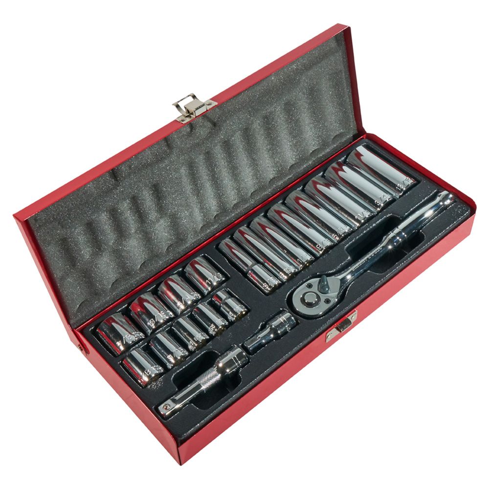 Klein Tools 3/8 Inch Drive Socket Wrench 20 Piece Set from GME Supply