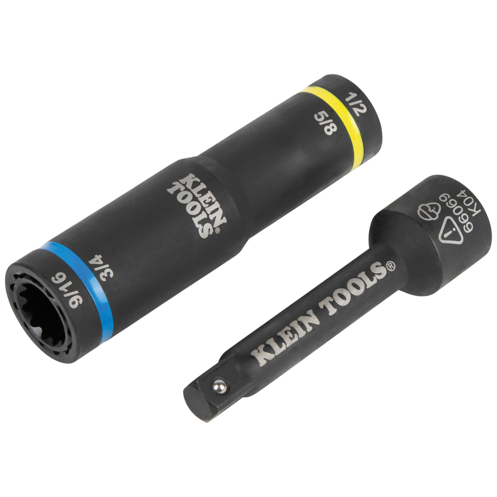 Klein Tools 4-In-1 Flip Quad Socket from GME Supply