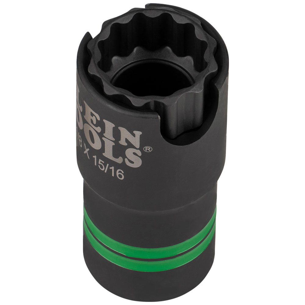 Klein Tools 2-In-1 Slotted Impact Socket Set, 12-Point, 6-Piece from GME Supply