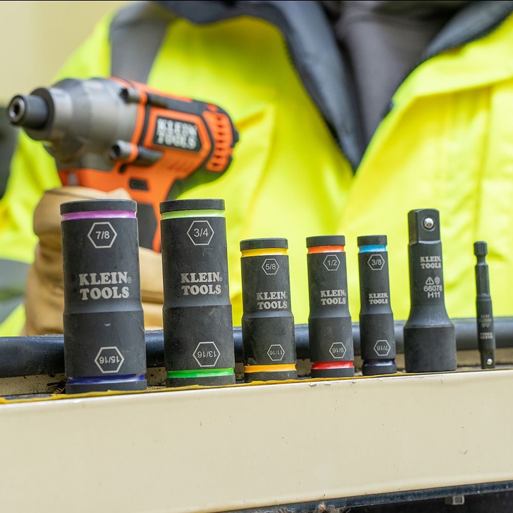 Klein Tools Flip Impact 7 Piece Socket Set from GME Supply