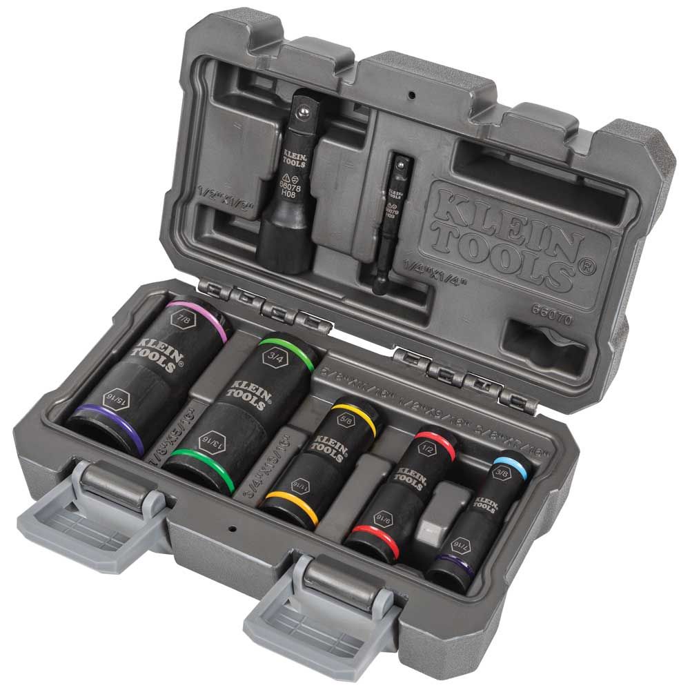 Klein Tools Flip Impact 7 Piece Socket Set from GME Supply