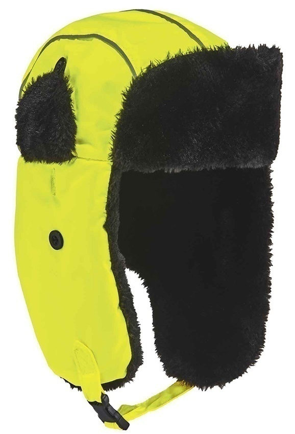Ergodyne 6802 N-Ferno Lime Classic Trapper Hat from GME Supply