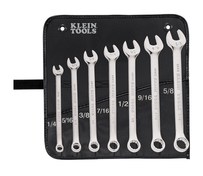 Klein Tools Combination Wrench 7 Piece Set with Pouch from GME Supply