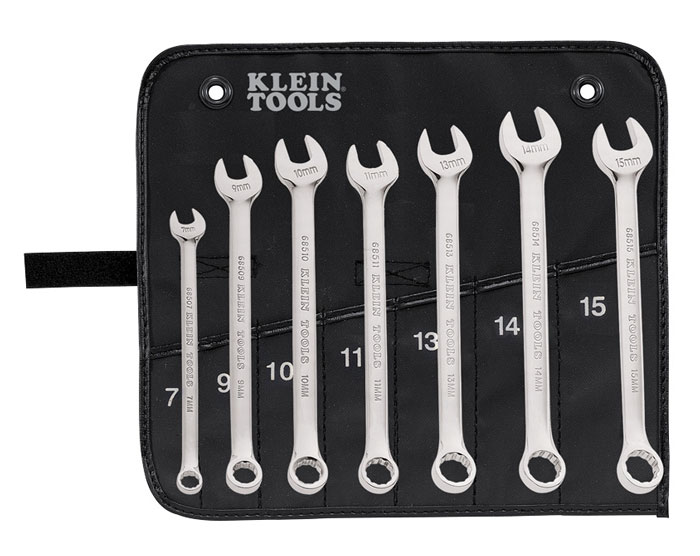 Klein Tools Combination Metric Wrench 7 Piece Set with Pouch from GME Supply