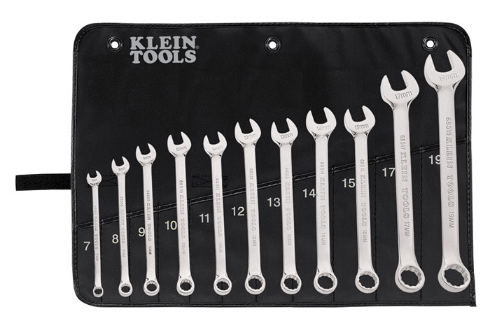Klein Tools Combination Metric 11 Piece Wrench Set with Pouch from GME Supply