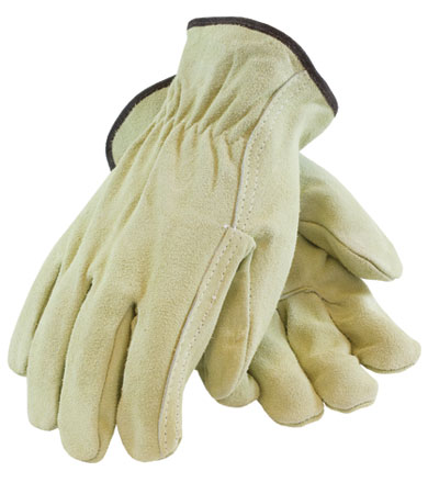 PIP 69-134 Tan Split Cowhide Driver's Glove (12 Pairs) from GME Supply