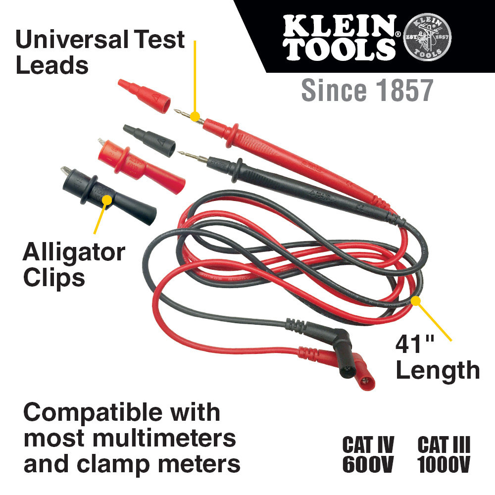 Klein Tools Replacement Test Lead Set from GME Supply