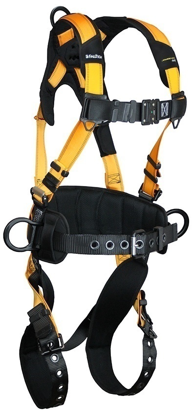 FallTech Journeyman Flex Aluminum 3 D-Ring Climbing Harness from GME Supply
