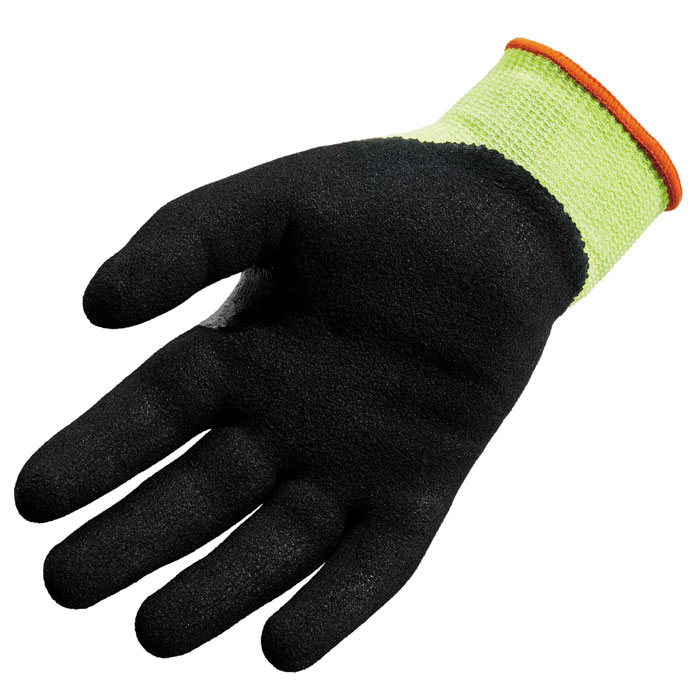 Ergodyne Proflex Hi-Vis Nitrile-Coated Level 4 Cut-Resistant Gloves from GME Supply