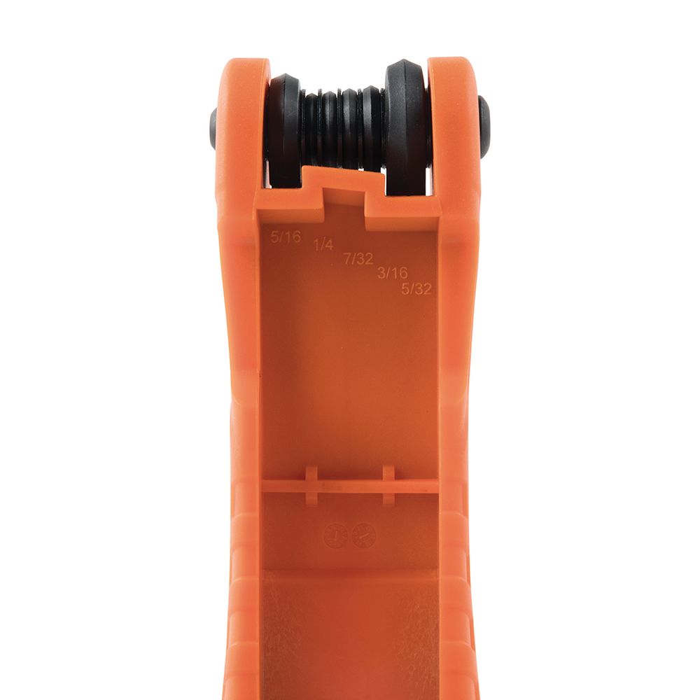 Klein Tools Pro Folding Fractional Inch 11 Hex Key Set from GME Supply