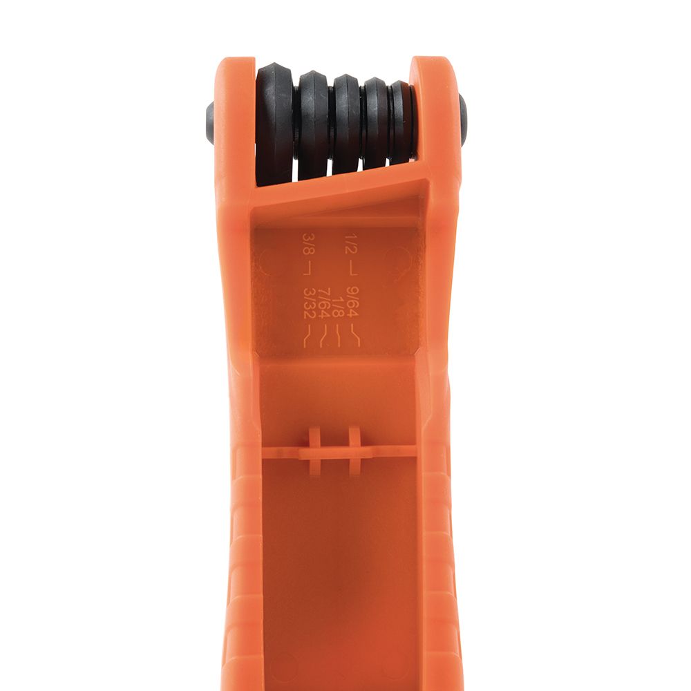 Klein Tools Pro Folding Fractional Inch 11 Hex Key Set from GME Supply
