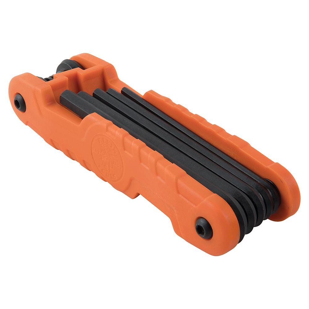 Klein Tools Pro Folding Fractional Inch 11 Hex Key Set from GME Supply