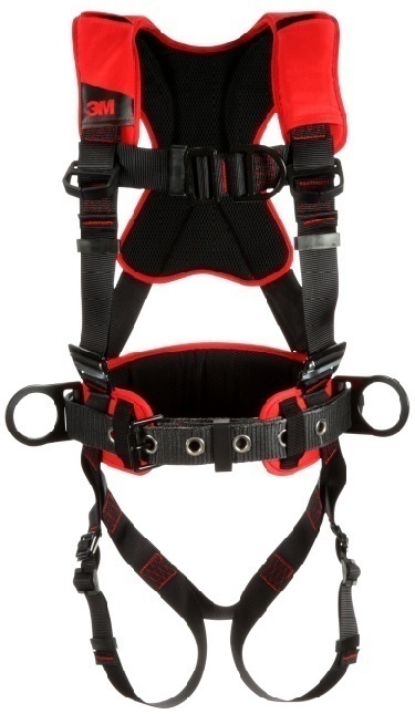 Protecta Comfort Construction Style Positioning/Climbing Harness with Pass-Thru Chest from GME Supply