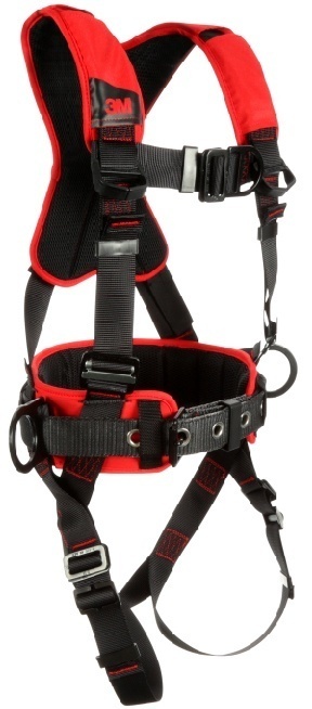 Protecta Comfort Construction Style Positioning/Climbing Harness with Pass-Thru Chest from GME Supply