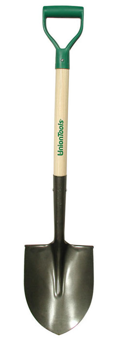 Round Point Shovel with Poly D-grip from GME Supply