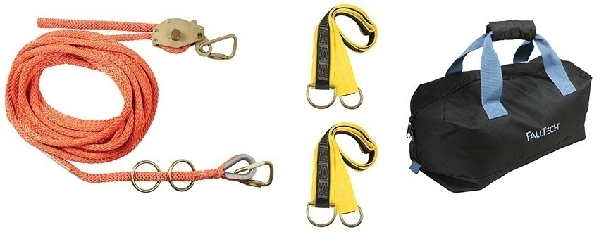 FallTech 777003 777006 2 Person Horizontal Lifeline Kit from GME Supply
