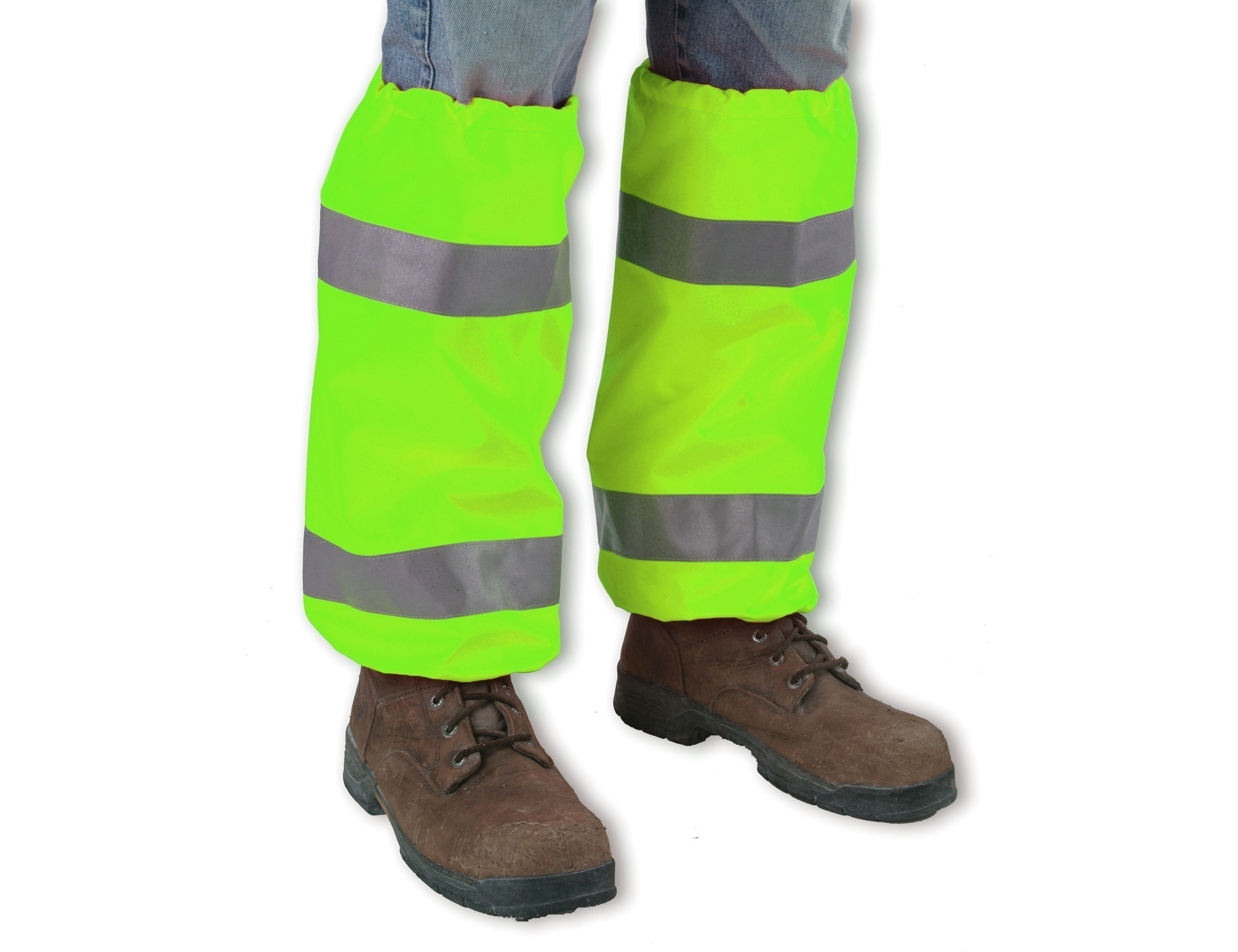 Ergodyne 8008 GloWear Hi-Vis Leg Gaiters from GME Supply