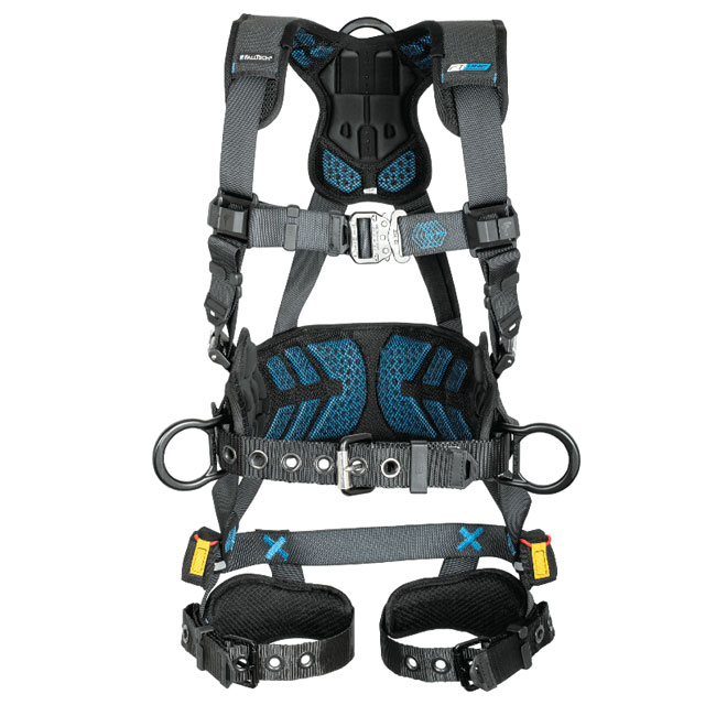 FallTech FT-One 3 D-Ring Construction Harness with Tongue Buckle Legs from GME Supply