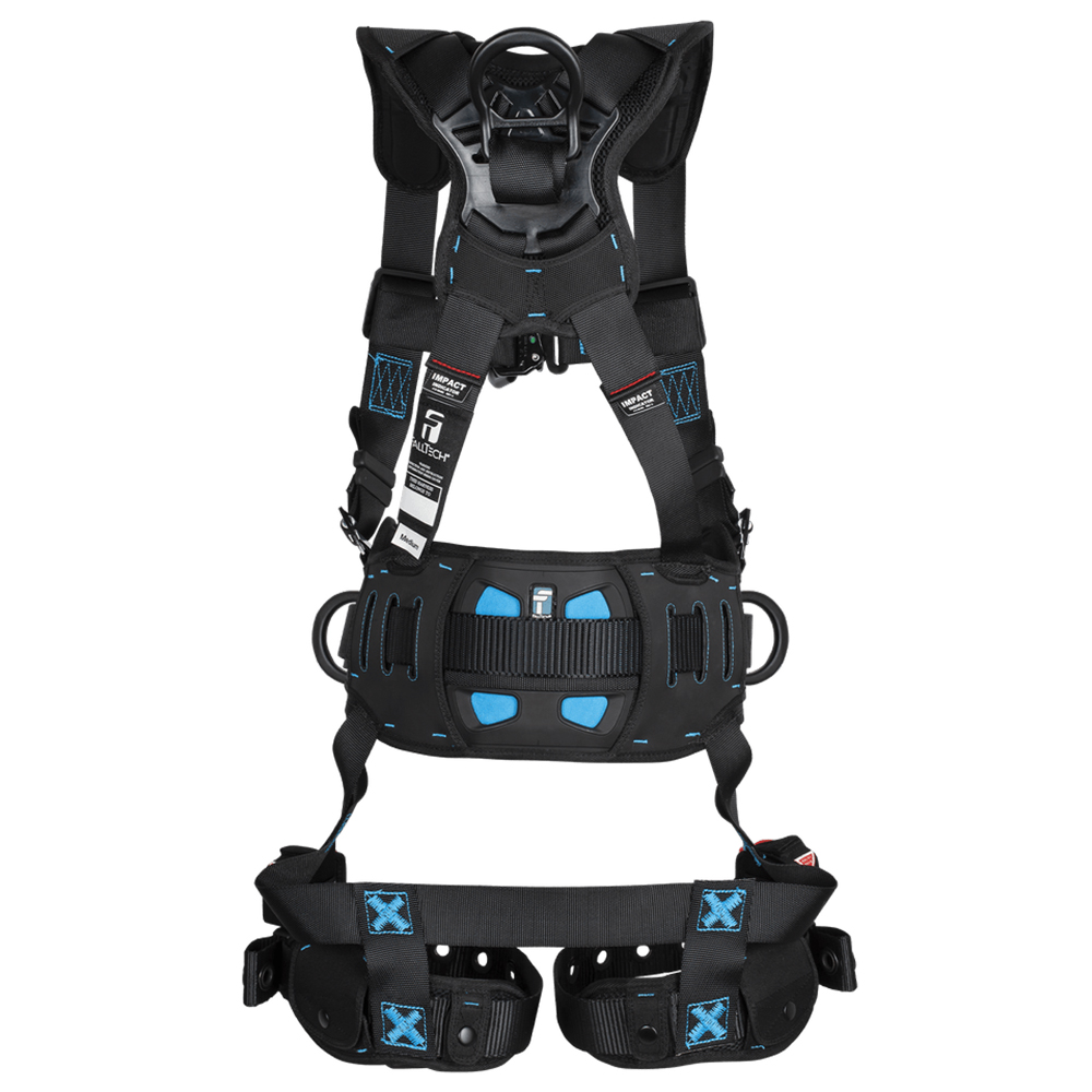 FallTech FT-One 4 D-Ring Construction Climbing Harness with Tongue Buckle Legs from GME Supply