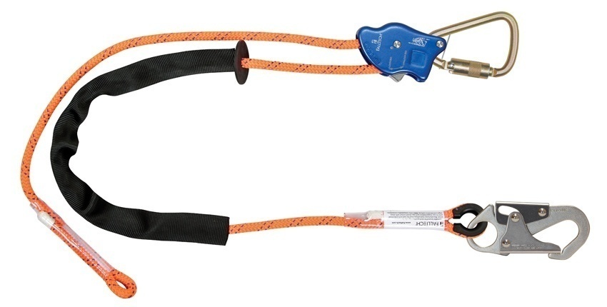 FallTech TowerClimber Adjustable Rope Positioning Lanyard with Steel Carabiner and Snaphook from GME Supply
