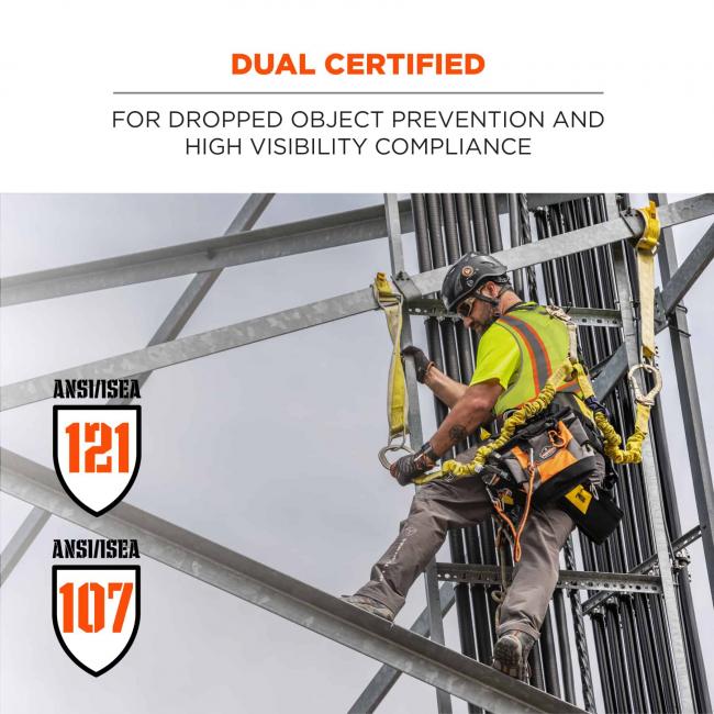 Ergodyne GloWear 8231TV Hi-Viz Tool Tethering Safety Vest from GME Supply