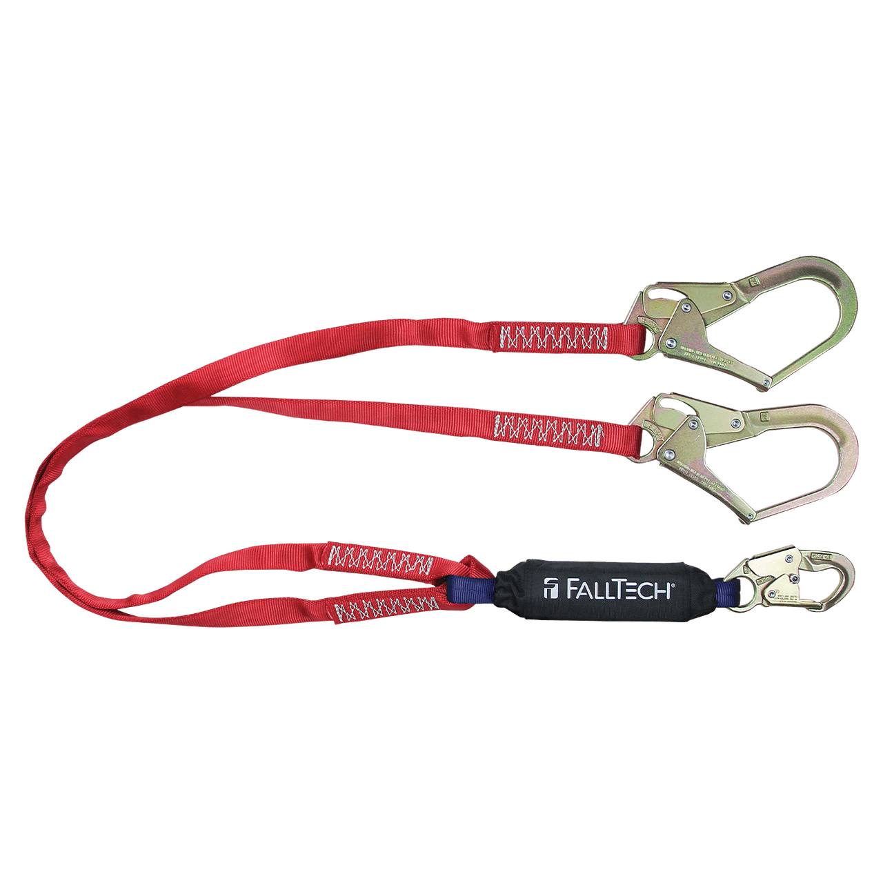 FallTech Ironman Y-Leg Rebar Hook with Snap Hook 6' and 12' Lanyard from GME Supply