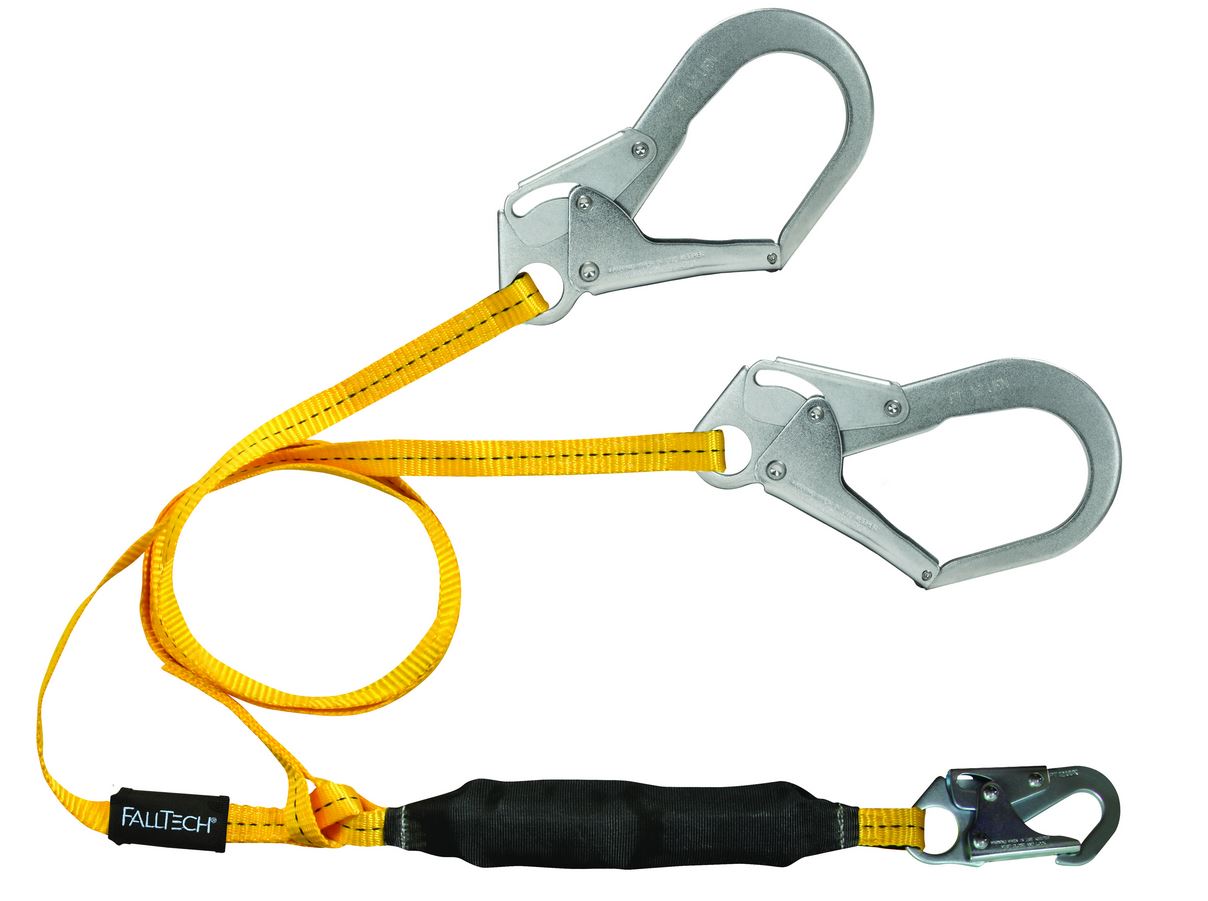 FallTech 6 Foot FTBASIC Dual Leg Lanyard from GME Supply