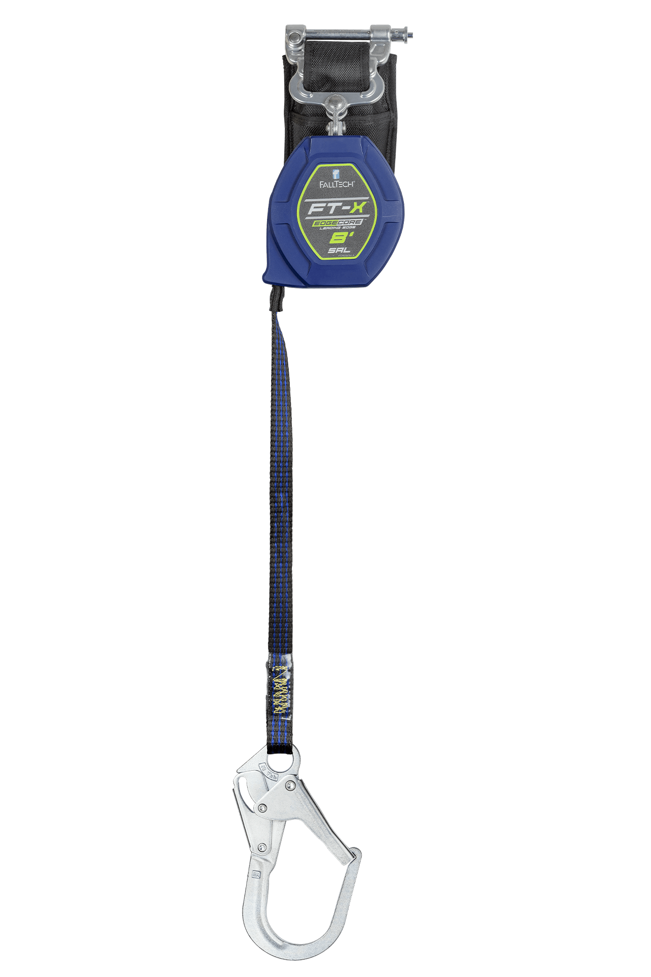 FallTech FT-X EdgeCore 8 Foot Class 2 Leading Edge Personal SRL - Rebar Hook - Steel from GME Supply
