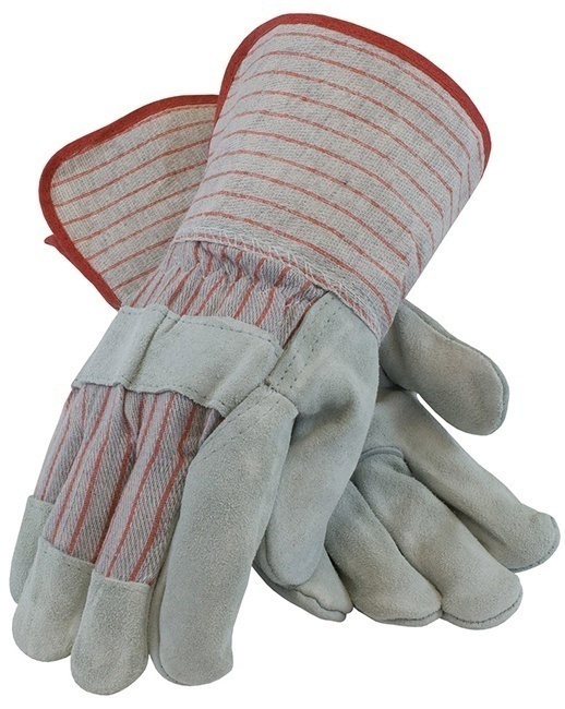 PIP 85-7612S Split Leather Palm Gauntlet Cuff Gloves (12 Pairs) from GME Supply