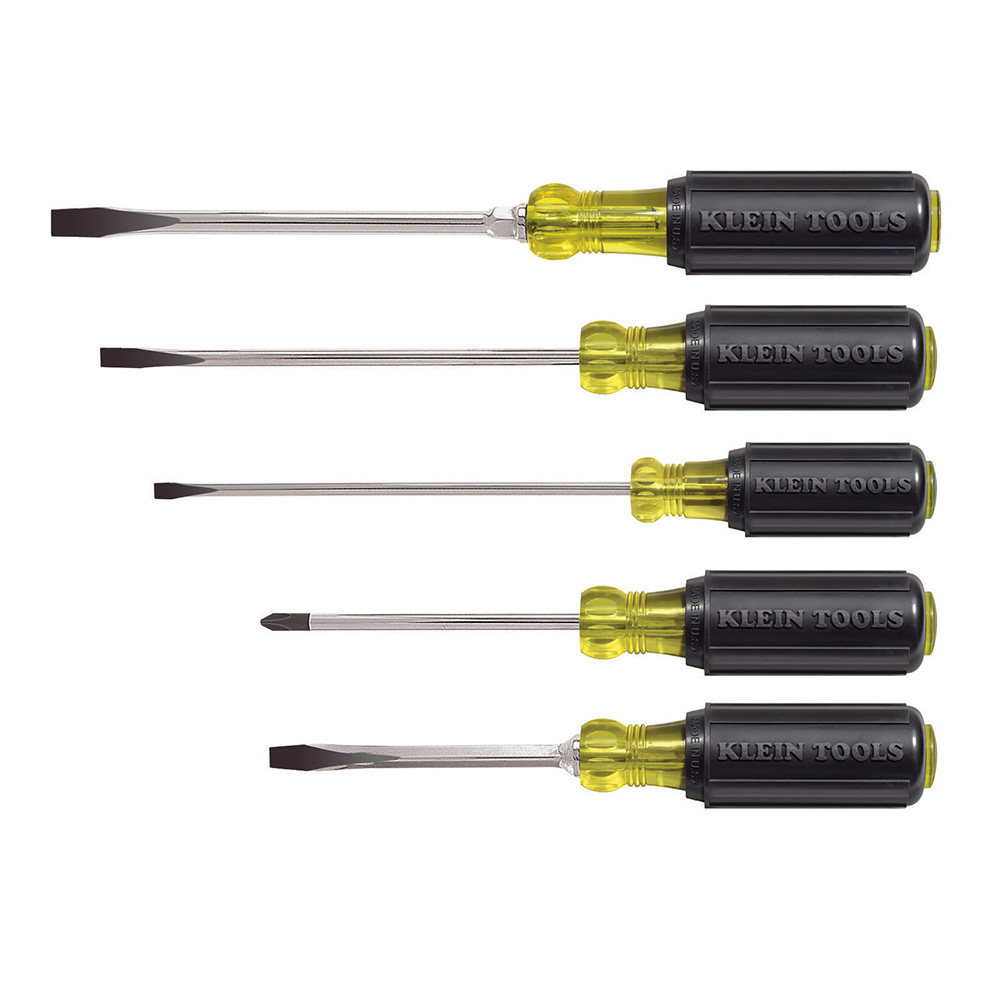 Klein 5 Piece Screwdriver Set Slotted and Phillips from GME Supply
