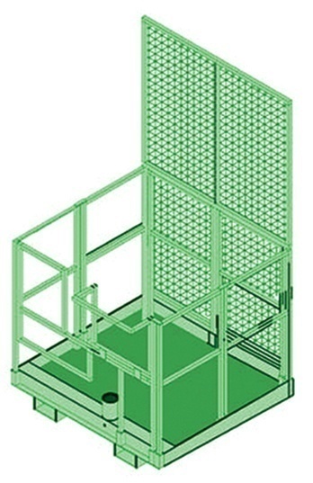3M DBI Sala Advanced Forklift Basket Davit Base from GME Supply