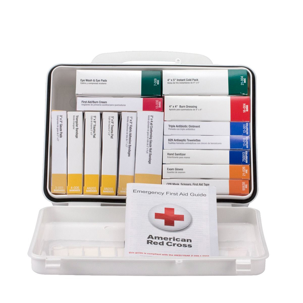First Aid Only ANSI A 25 Person 16 Unit Plastic ANSI 2021 Compliant First Aid Kit from GME Supply