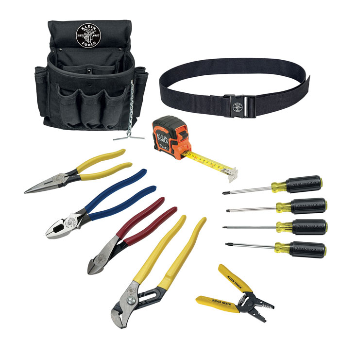 Klein Tools 12 Piece Electrician Tool Set from GME Supply