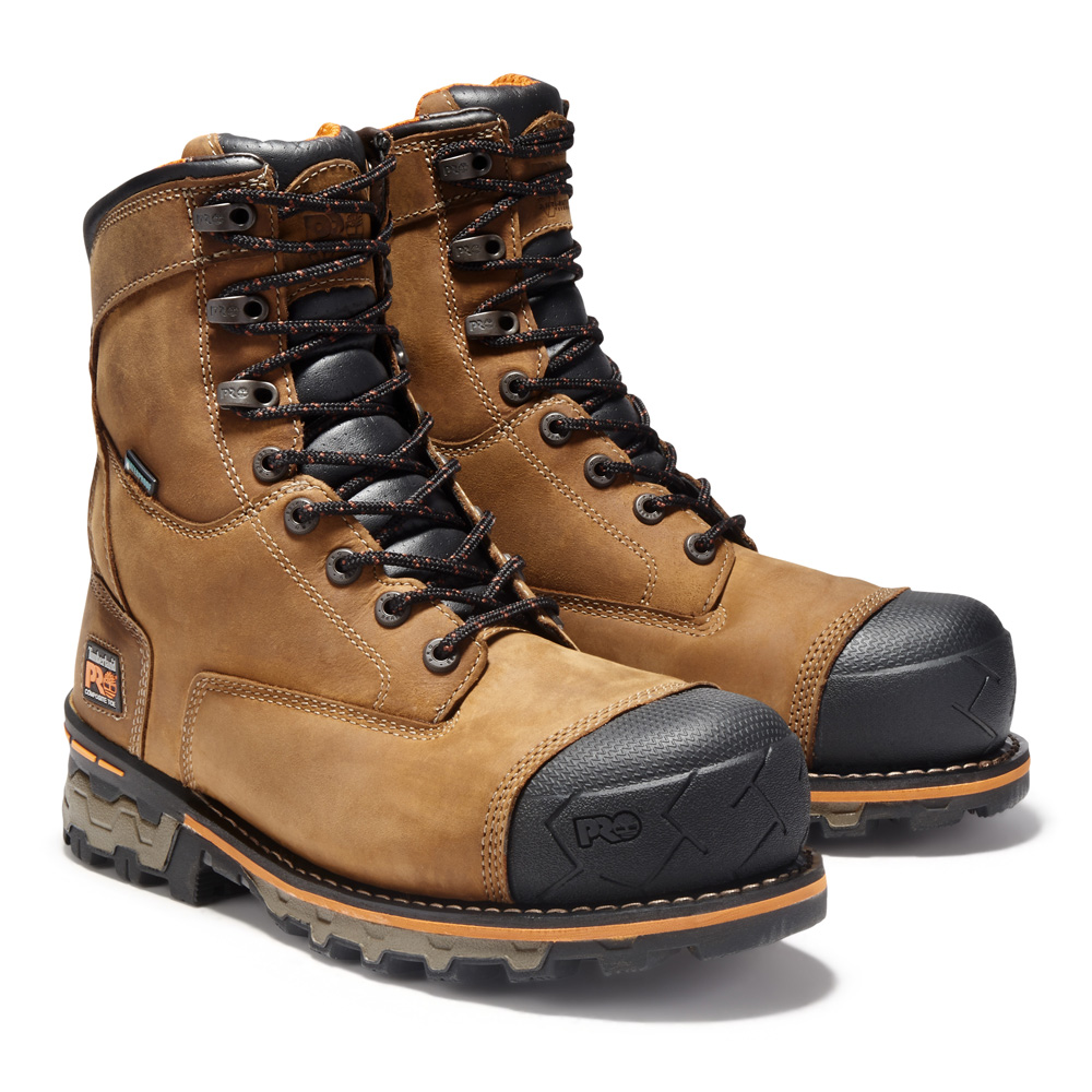 Timberland PRO Men's Boondock 8 Inch Composite Toe Waterproof Work Boots from GME Supply