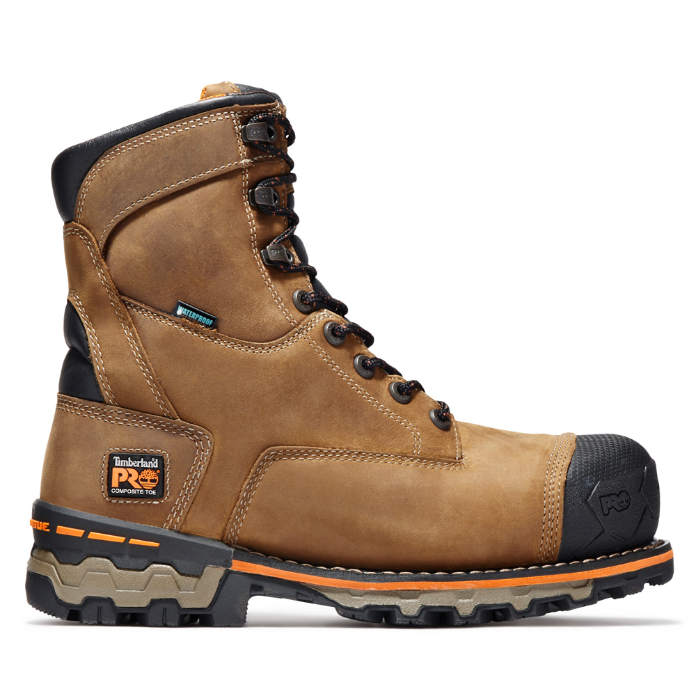 Timberland PRO Men's Boondock 8 Inch Composite Toe Waterproof Work Boots from GME Supply