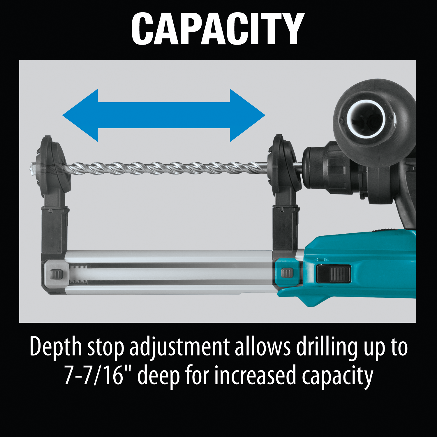 Makita 1 Inch AVT Rotary Hammer with HEPA Dust Extractor from GME Supply