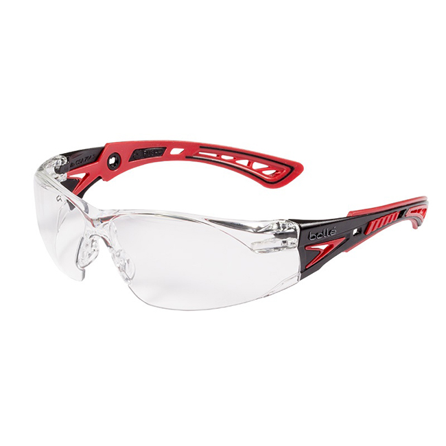Bolle 41080 Rush+ Safety Glasses - Clear Lens from GME Supply
