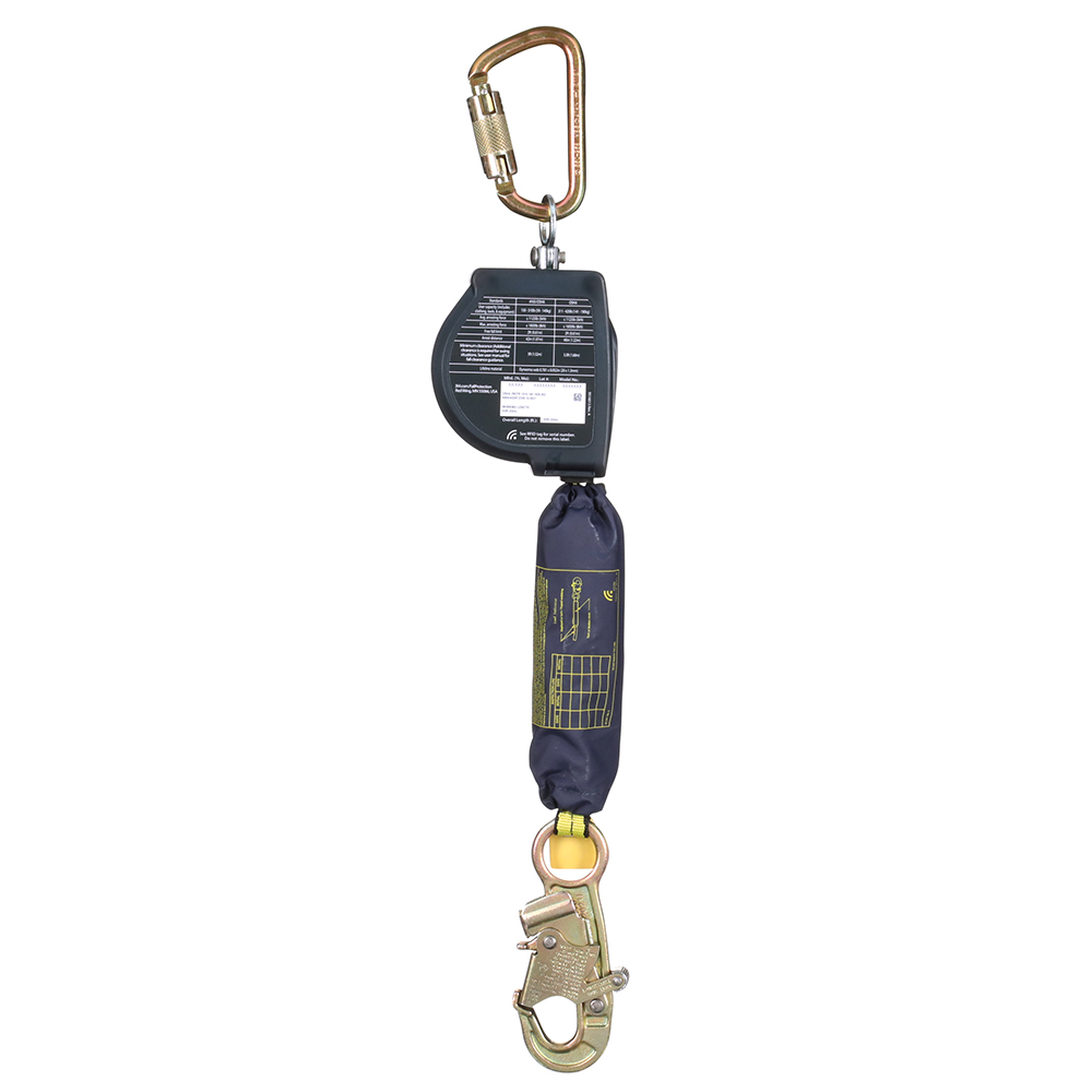 3M DBI-SALA Nano-Lok XL Self-Retracting Lifeline with Steel Carabiner Web Steel Snap Hook 11 ft.  from GME Supply