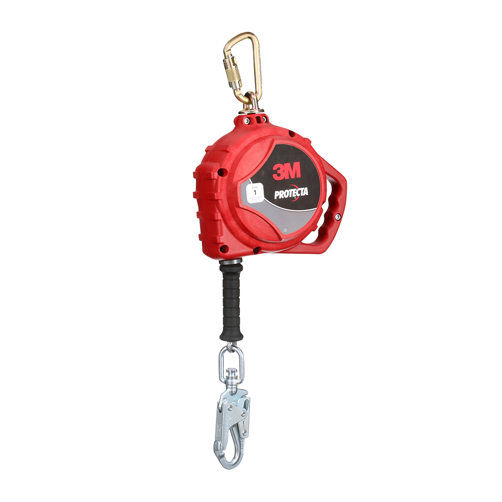 3M Protecta 20ft Steel Swivel Snap Hook Galvanized Cable Self-Retracting Lifeline from GME Supply