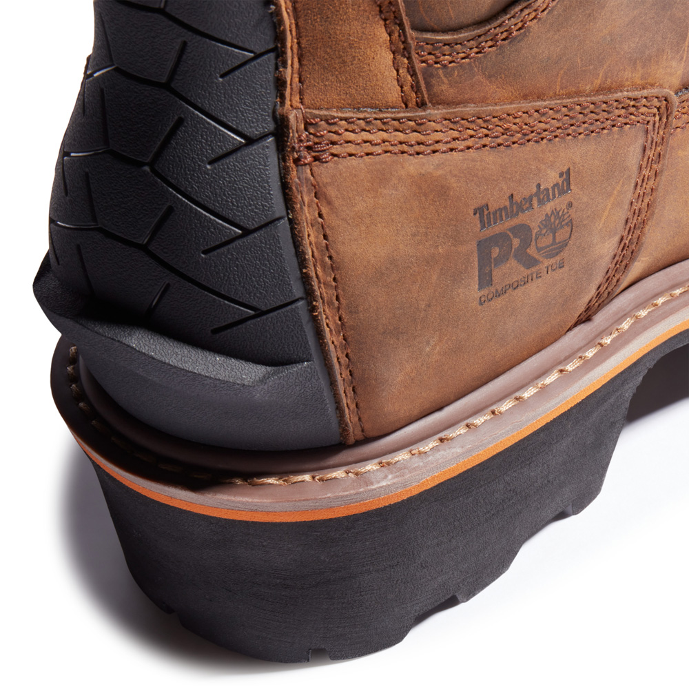 Timberland PRO Men's Evergreen Logger Composite Toe Waterproof Work Boots from Columbia Safety