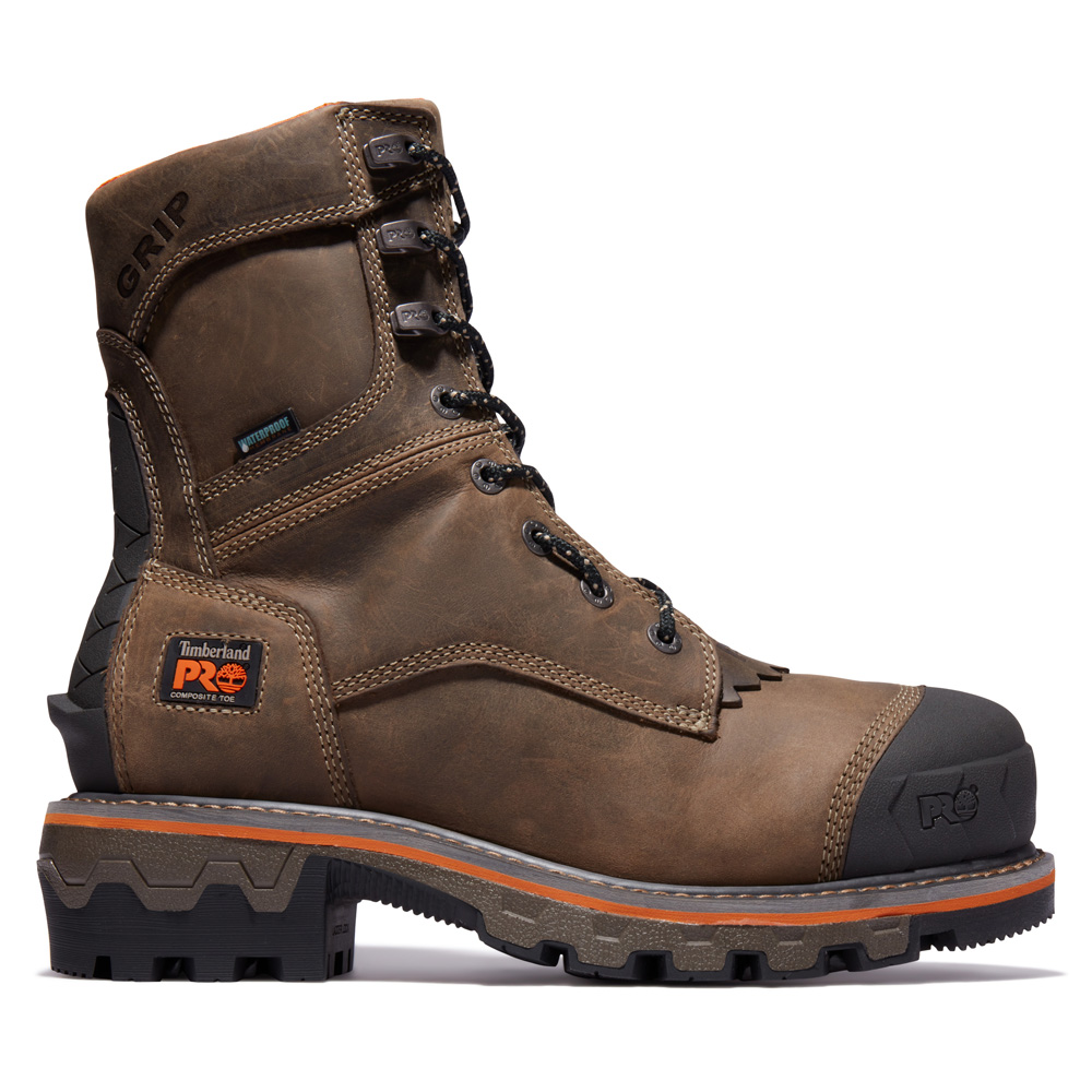 Timberland PRO Men's Boondock HD Logger Composite Toe Waterproof Work Boots from GME Supply