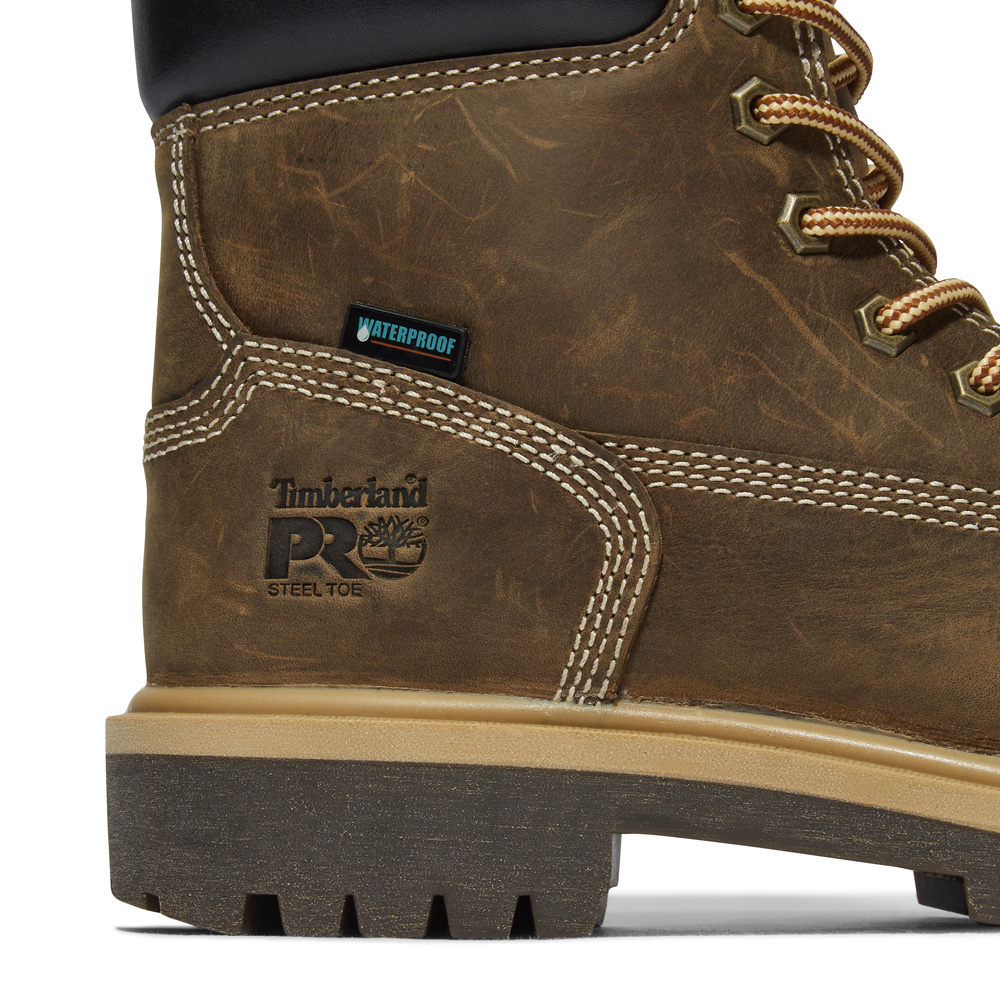 Timberland PRO Women's Direct Attach 6 Inch Steel Toe Waterproof Work Boots from GME Supply