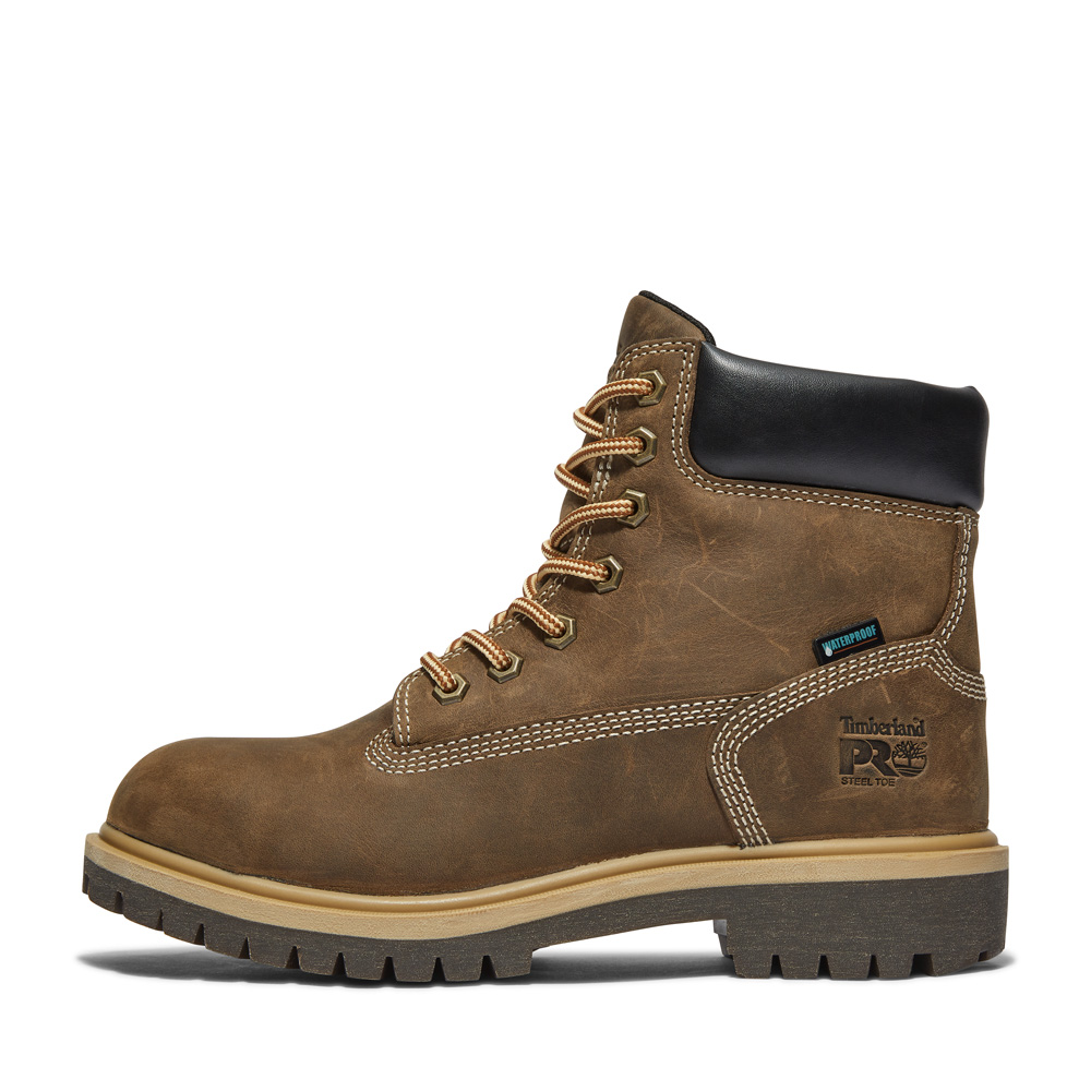 Timberland PRO Women's Direct Attach 6 Inch Steel Toe Waterproof Work Boots from GME Supply
