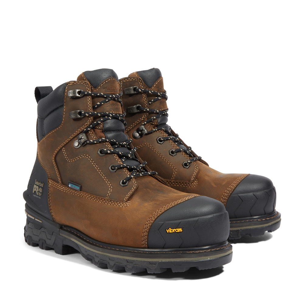 Timberland PRO Men's Boondock HD 6 Inch Composite Toe Waterproof Work Boots from GME Supply