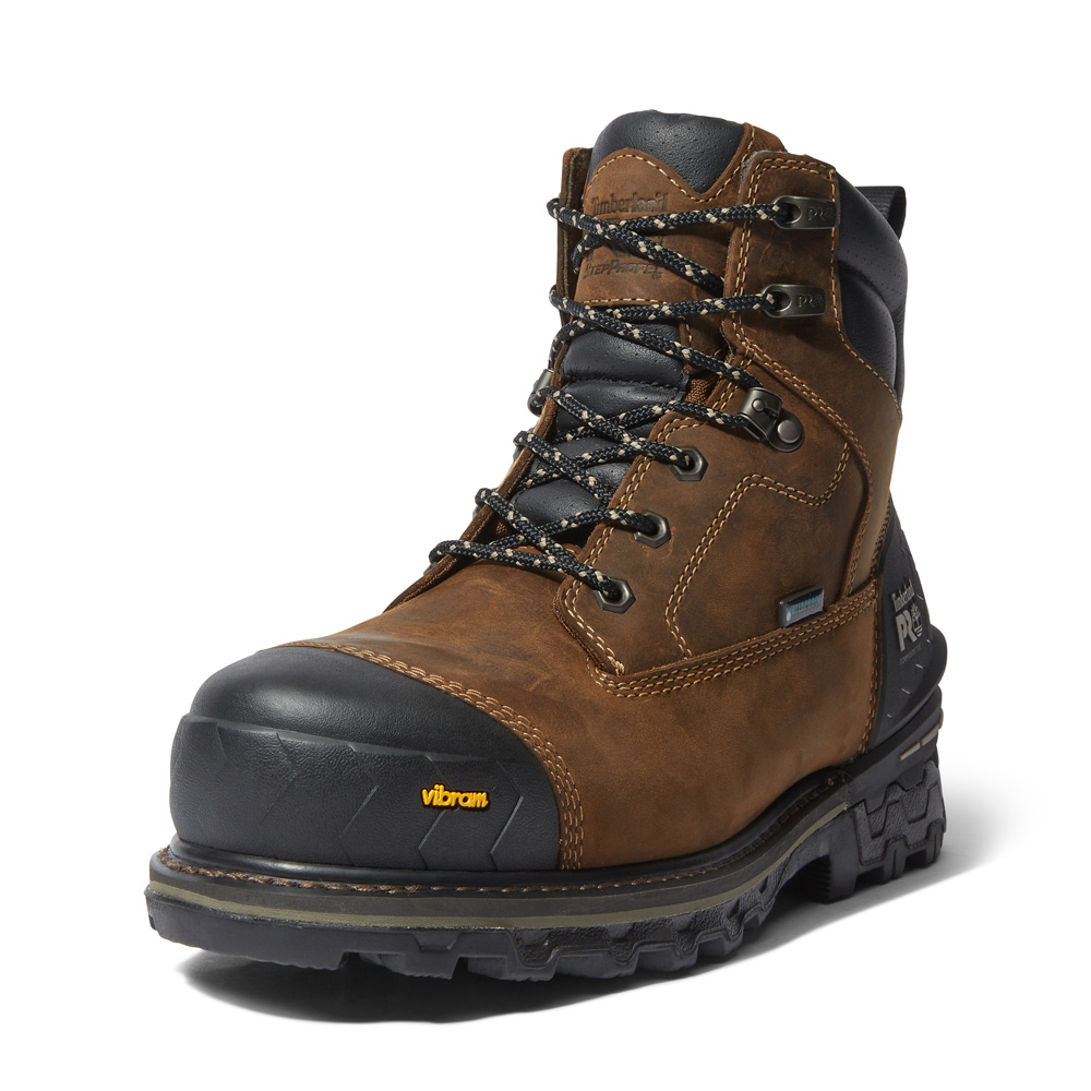 Timberland PRO Men's Boondock HD 6 Inch Composite Toe Waterproof Work Boots from GME Supply
