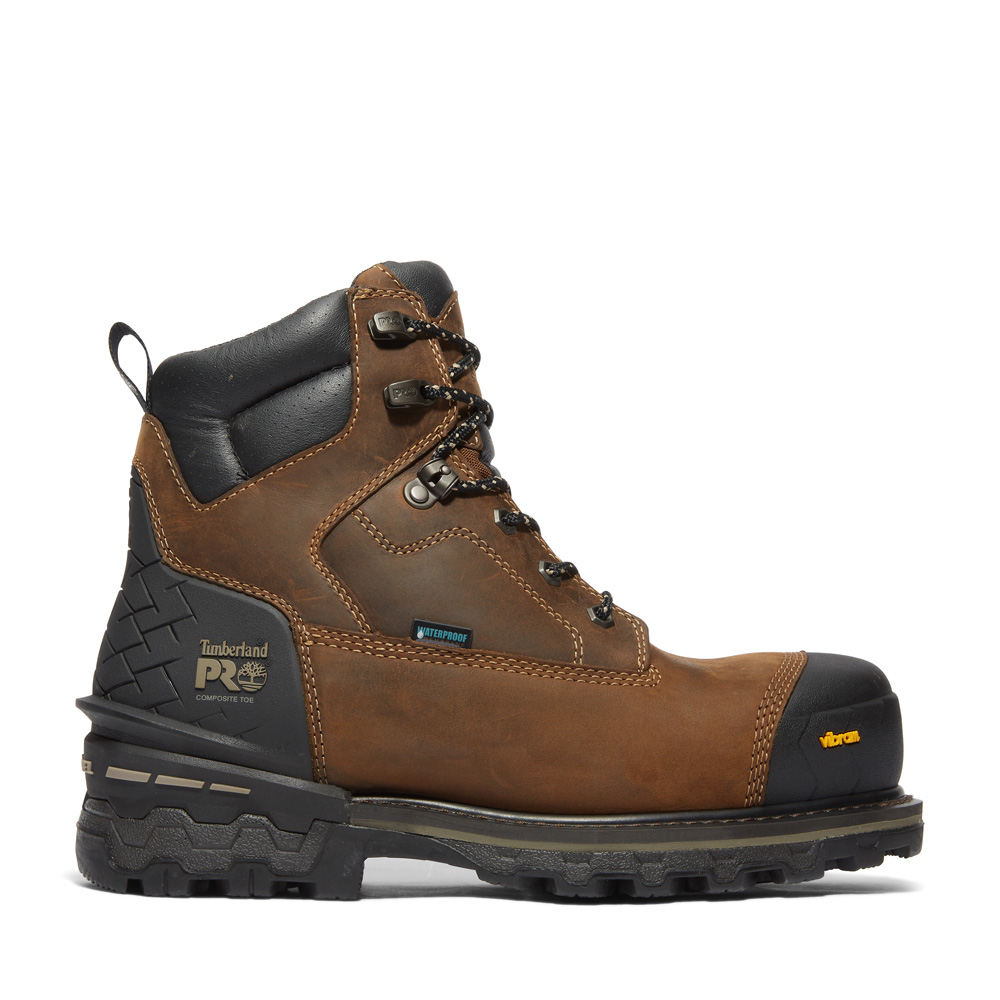 Timberland PRO Men's Boondock HD 6 Inch Composite Toe Waterproof Work Boots from GME Supply